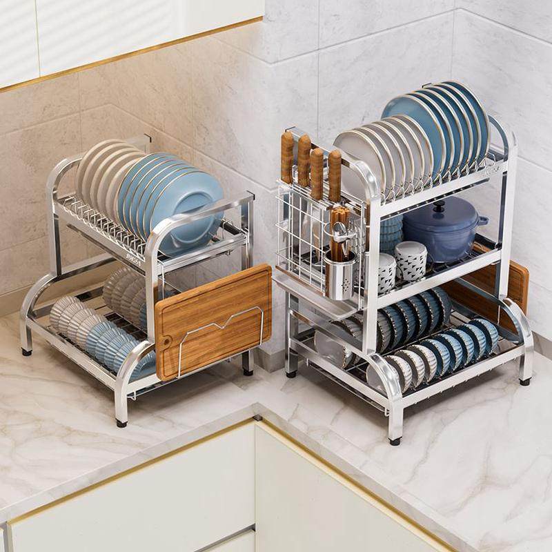 30放碗架不锈钢厨房置物架4碗碟收纳架碗筷收纳盒碗柜沥水碗盘架,淘宝优惠券,粉丝福利购,淘宝优惠卷