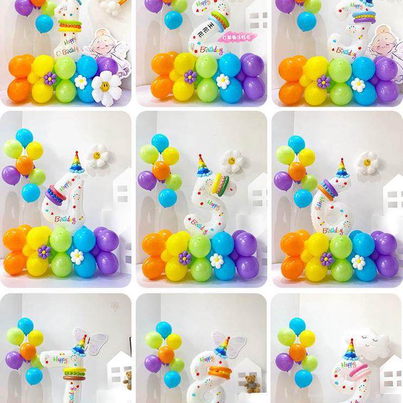 数字装饰宝宝铝膜气球定制网红生日布置拍照道具氛围儿童生日场景,淘宝优惠券,粉丝福利购,淘宝优惠卷
