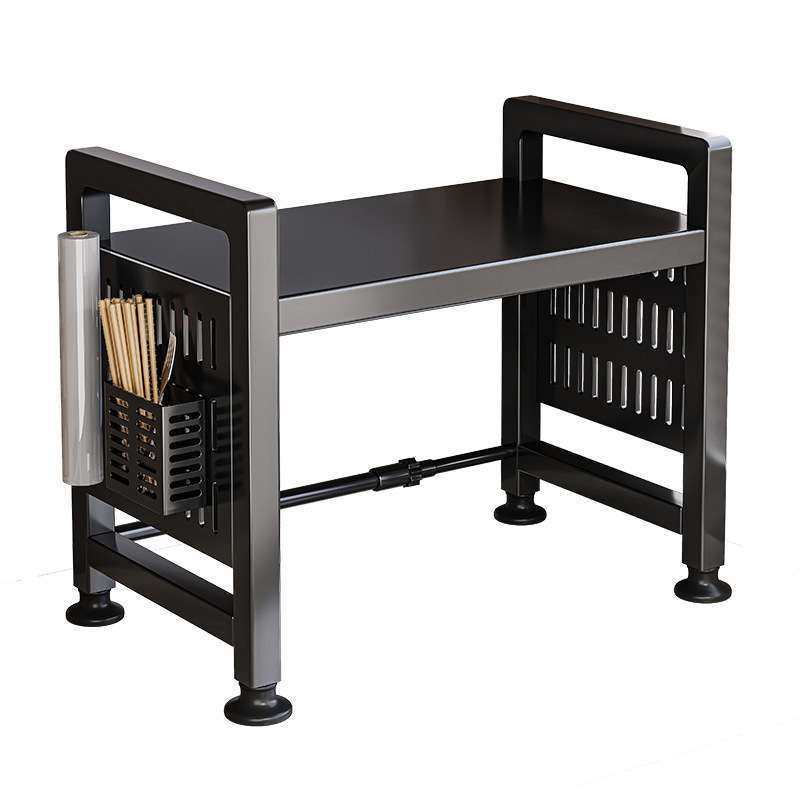 可伸缩厨房微波炉置物架烤箱支架家用双层台面桌面电饭锅收纳架子,淘宝优惠券,粉丝福利购,淘宝优惠卷