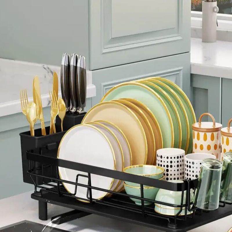 厨房碗碟沥水架碗筷台面收纳餐具沥水厨房台面置物架收纳整理碗架,淘宝优惠券,粉丝福利购,淘宝优惠卷