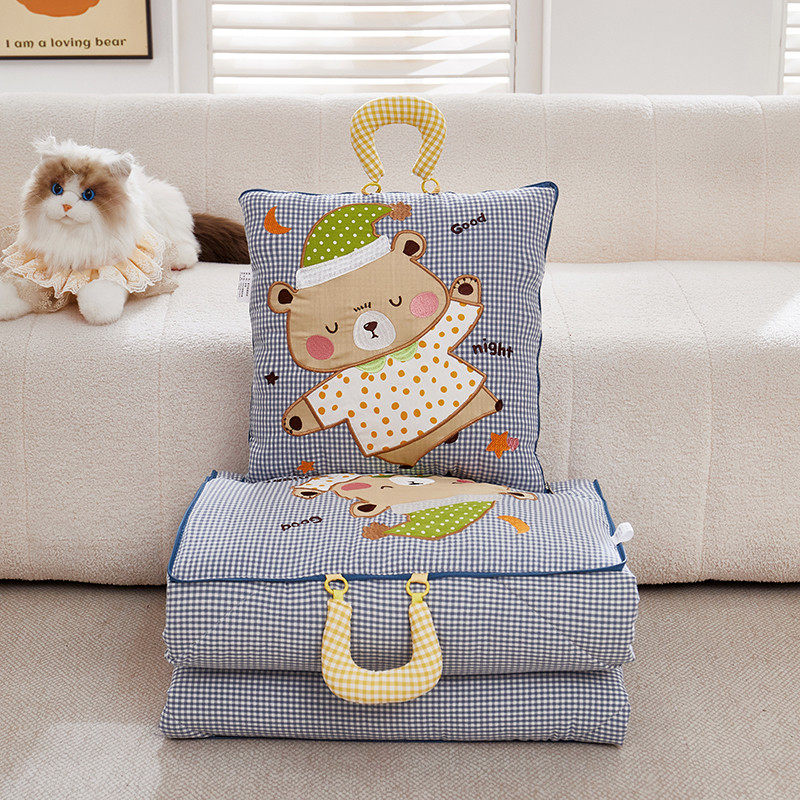 全棉两用抱枕被靠垫枕头被纯棉卡通手提办公室汽车沙发午睡空调被,淘宝优惠券,粉丝福利购,淘宝优惠卷