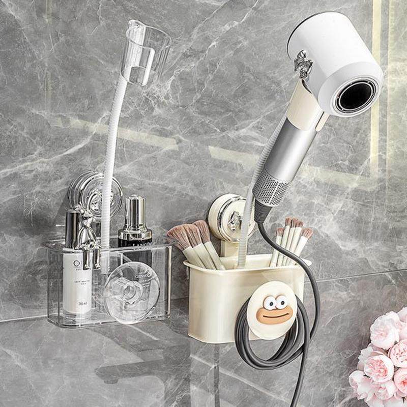电吹风支架吹风机置物架免打孔浴室吸盘壁挂式懒人卫生间挂架收纳,淘宝优惠券,粉丝福利购,淘宝优惠卷