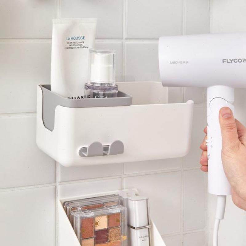 吹风机置物架浴室壁挂免打孔家用电吹风支架卫生间洗漱用品整理架,淘宝优惠券,粉丝福利购,淘宝优惠卷