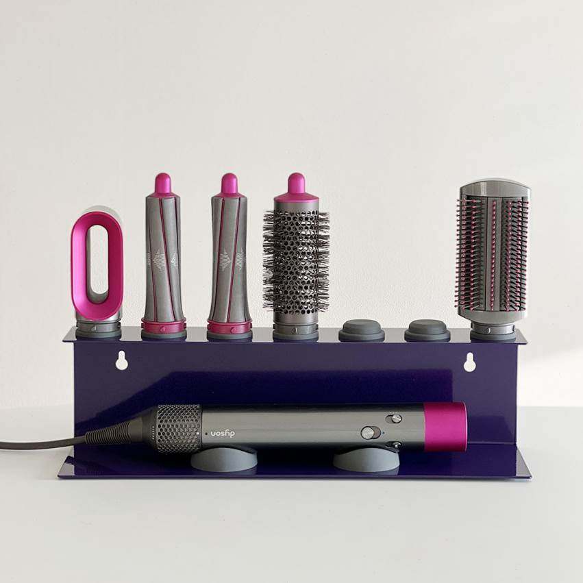 免打孔风筒收纳置物架吹风机架理发夹板卷发棒厕所台面室浴室架电,淘宝优惠券,粉丝福利购,淘宝优惠卷