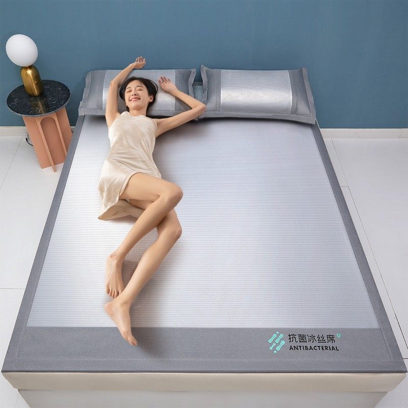 夏季冰丝凉席可水洗机洗夏天软凉席床单床笠款竹席子2025新款,淘宝优惠券,粉丝福利购,淘宝优惠卷