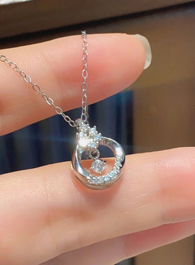 2025新款爆款s999纯银星芒项链女轻奢小众高级设计感吊坠生日礼物