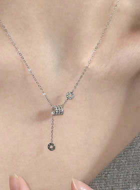 小蛮腰999纯银项链女轻奢小众2025新款爆款锁骨链送闺蜜生日礼物