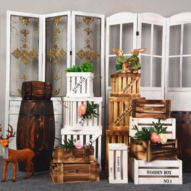 布置迎宾摆件婚礼道具木质盒子森系装饰木质包邮收纳框草坪婚庆区,淘宝优惠券,粉丝福利购,淘宝优惠卷
