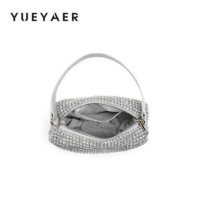 2025新款百搭满钻包链条包单肩斜挎手提腋下包,淘宝优惠券,粉丝福利购,淘宝优惠卷