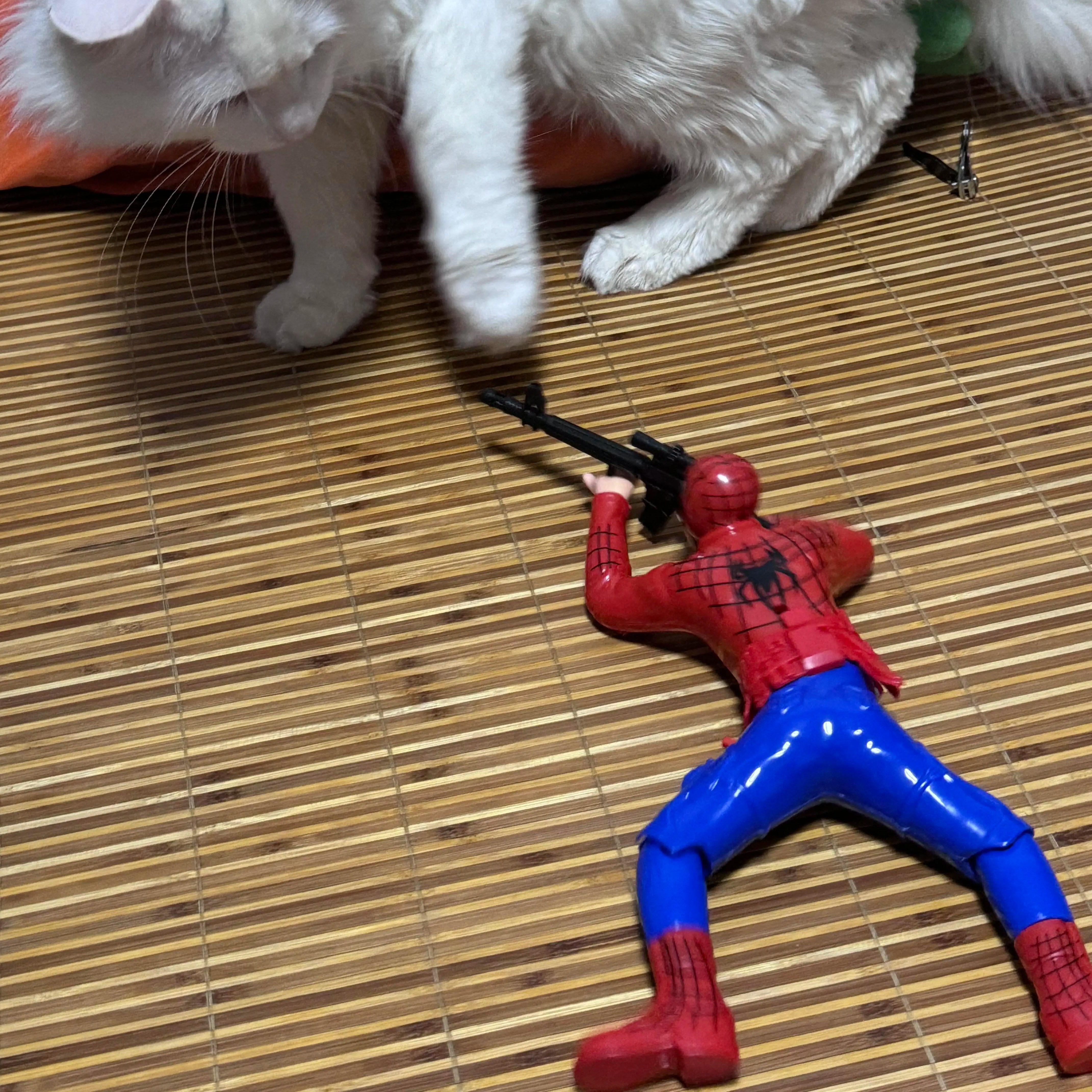 逗猫狗玩具电动爬行迷彩兵蜘蛛侠绿巨超人美队带抢声音宠物玩具,淘宝优惠券,粉丝福利购,淘宝优惠卷