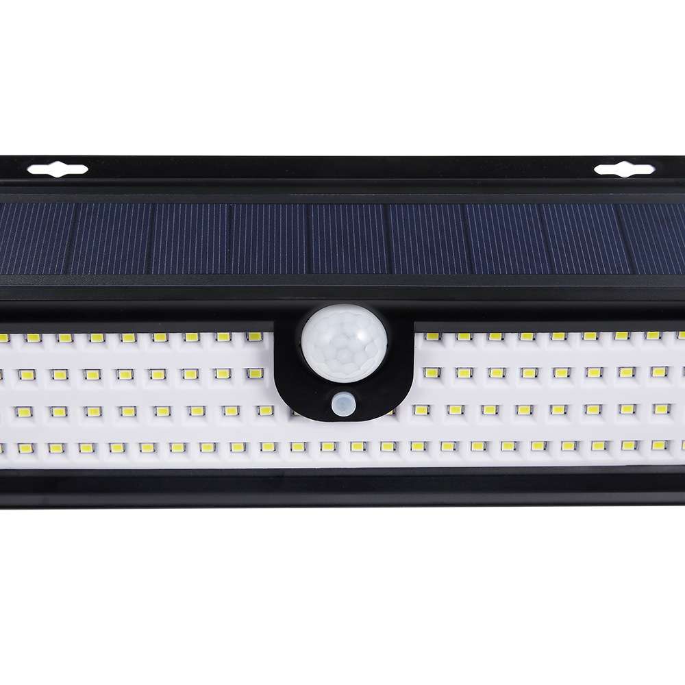 三面发光太阳能壁灯 感应灯爆款 118LED户外防水庭院灯人体 - 图3