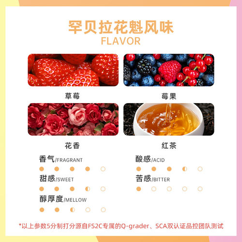 FS2C 埃塞原生种瑰夏花魁耶加雪菲SOE新鲜烘焙精品阿拉比卡咖啡豆 - 图1