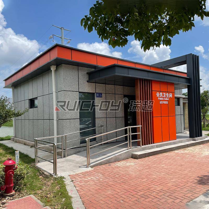装配式厕所市政工程成品厕所独立卫生间户外大厦街道装配式厕所 - 图0