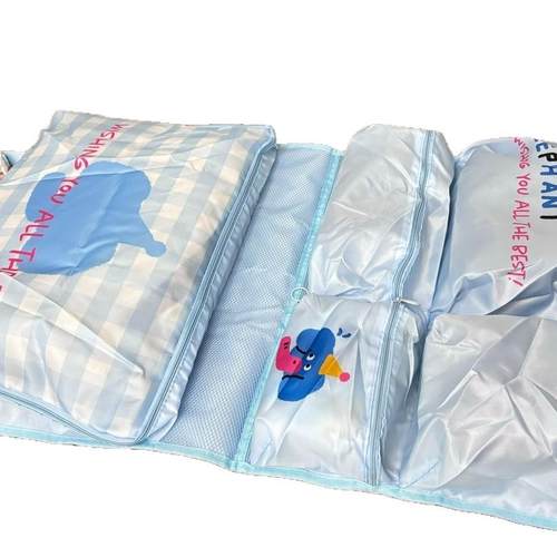 出差旅行收纳袋六合一整理包旅游分格衣物大容量衣服行李箱手提袋 - 图3