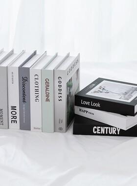 小号尺寸假书仿真书装饰品摆件样板间软装道具模型客厅Z电视柜饰