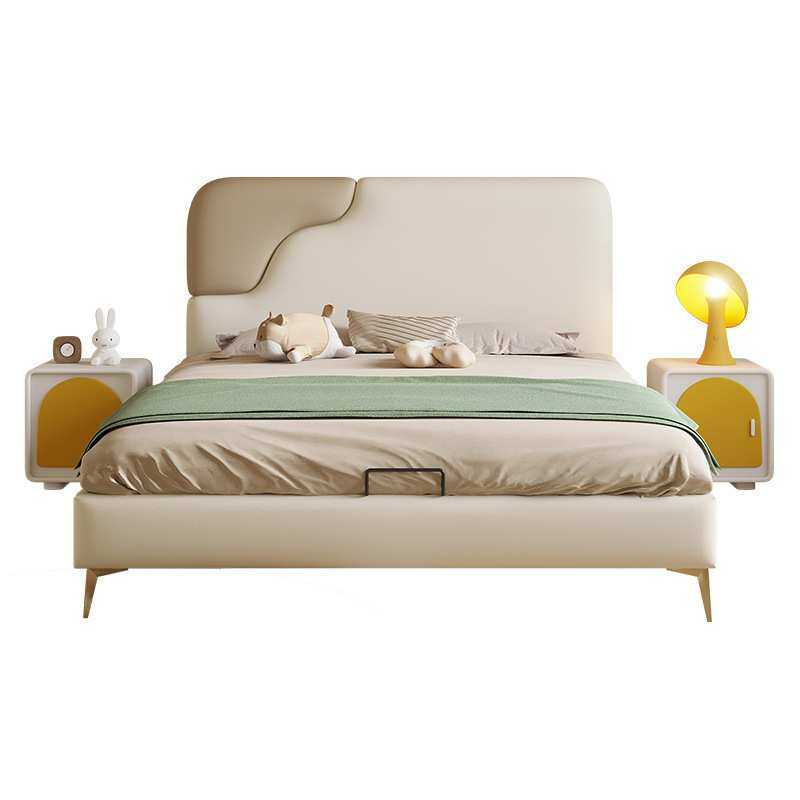 现代简约1.2米1.5米小户型卧室儿童单人男孩女孩公主床创意实木床,淘宝优惠券,粉丝福利购,淘宝优惠卷