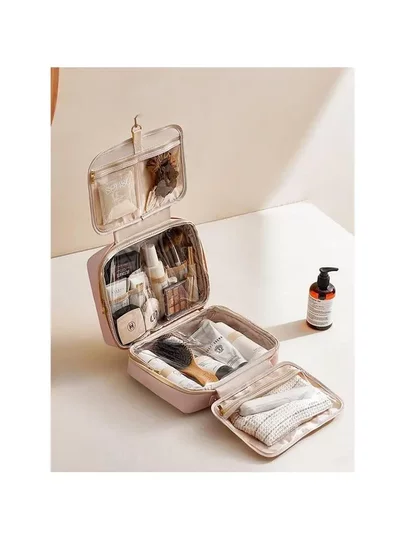 洗漱包化妆包女2025新款高端便携旅行透明防水大容量化妆刷收纳包