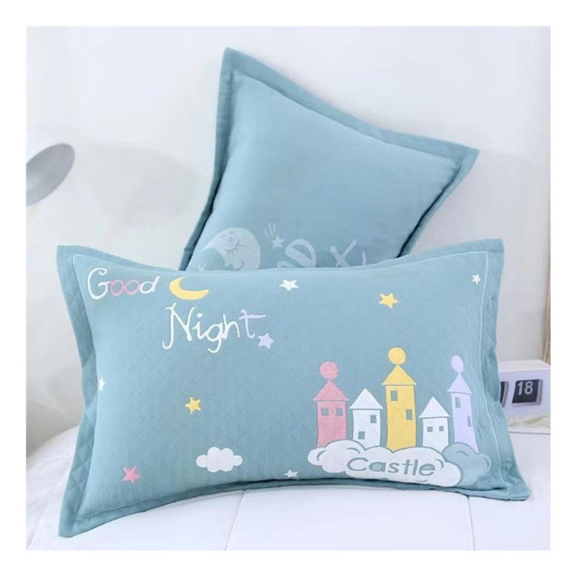 小枕套纯棉40ix60全棉纱布四季卡通吸汗加厚幼儿园乳胶枕头套儿童,淘宝优惠券,粉丝福利购,淘宝优惠卷