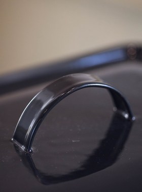 美式乡村复古黑色搪瓷铁艺收x纳罐桌面收纳盒摆件咖啡厅铁艺装饰