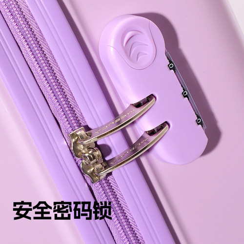 麦斯卡x库洛米儿童行李箱女孩可坐旅行拉杆箱可爱卡通18寸密码箱 - 图2