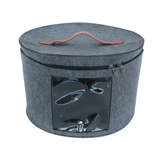 Hat storage box top hat fisherman hat storage bag large brim sun hat storage portable pressure-proof and dust storage tool