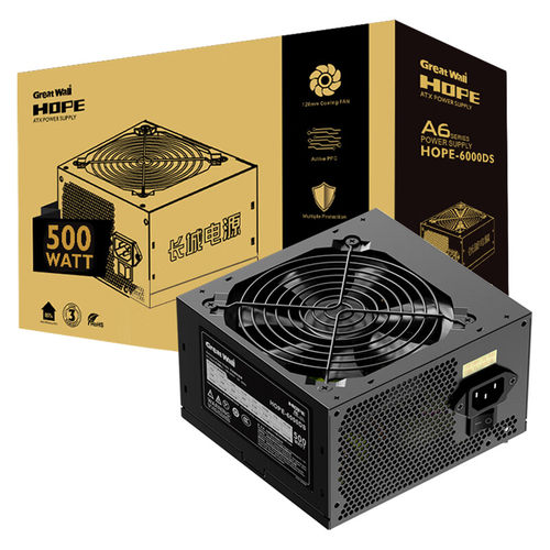 长城电源HOPE6000DS5000DS额定500W600W700W400W台式主机电脑电源 - 图3