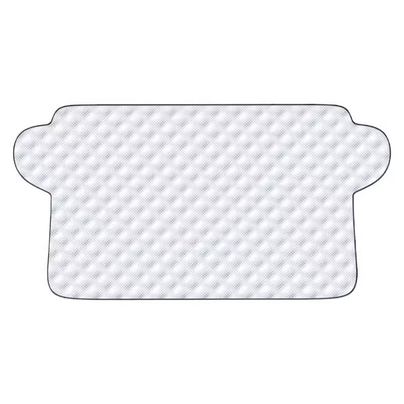 夏冬两用便捷可折叠汽车前挡风玻璃挡雪罩防晒前档太阳隔热遮阳垫 - 图3