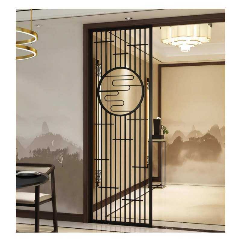 金属窗花定制中式镂空隔断入户玄关阳台格栅不锈钢材质厂屏风,淘宝优惠券,粉丝福利购,淘宝优惠卷