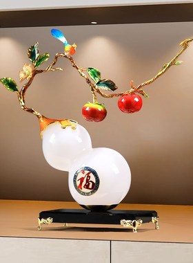 新中式葫芦摆件高级感大气家居客厅玄关电视柜酒柜装饰品乔迁新居