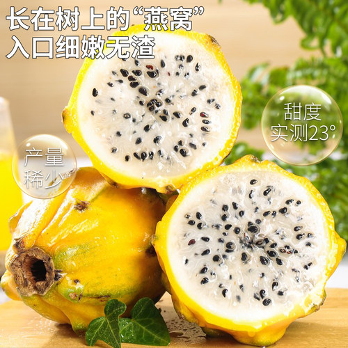 海南燕窝果新鲜火龙果白心麒麟果4斤当季现摘特产水果顺丰包邮 - 图0