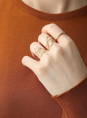 日本直邮ALIITA 戒指 DINO ESMERALDA RING 女士戒指恐龙图案祖母