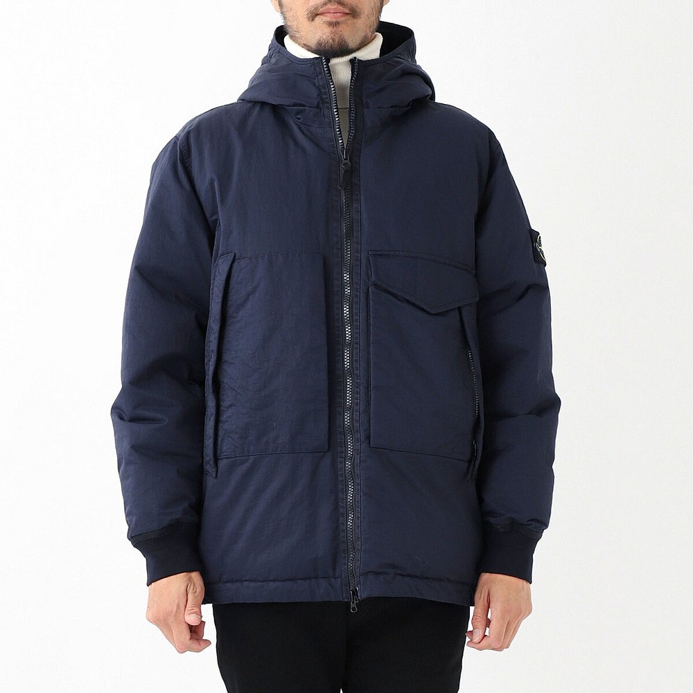 Stone Island 石头岛 带帽羽绒服 夹克 771541421 v0020 41421 不 - 图0
