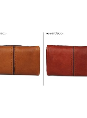 日本直邮BAGGY PORT 钥匙包全镀铬男式女式 4 排 L 形拉链全镀铬
