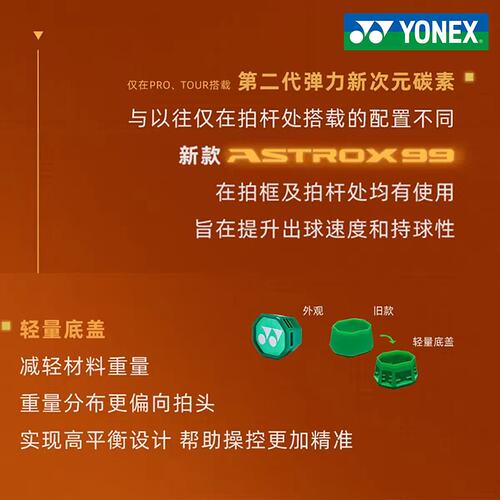 YONEX尤尼克斯羽毛球拍第二代天斧Astrox 99 Pro空拍日版3AX99-P - 图0
