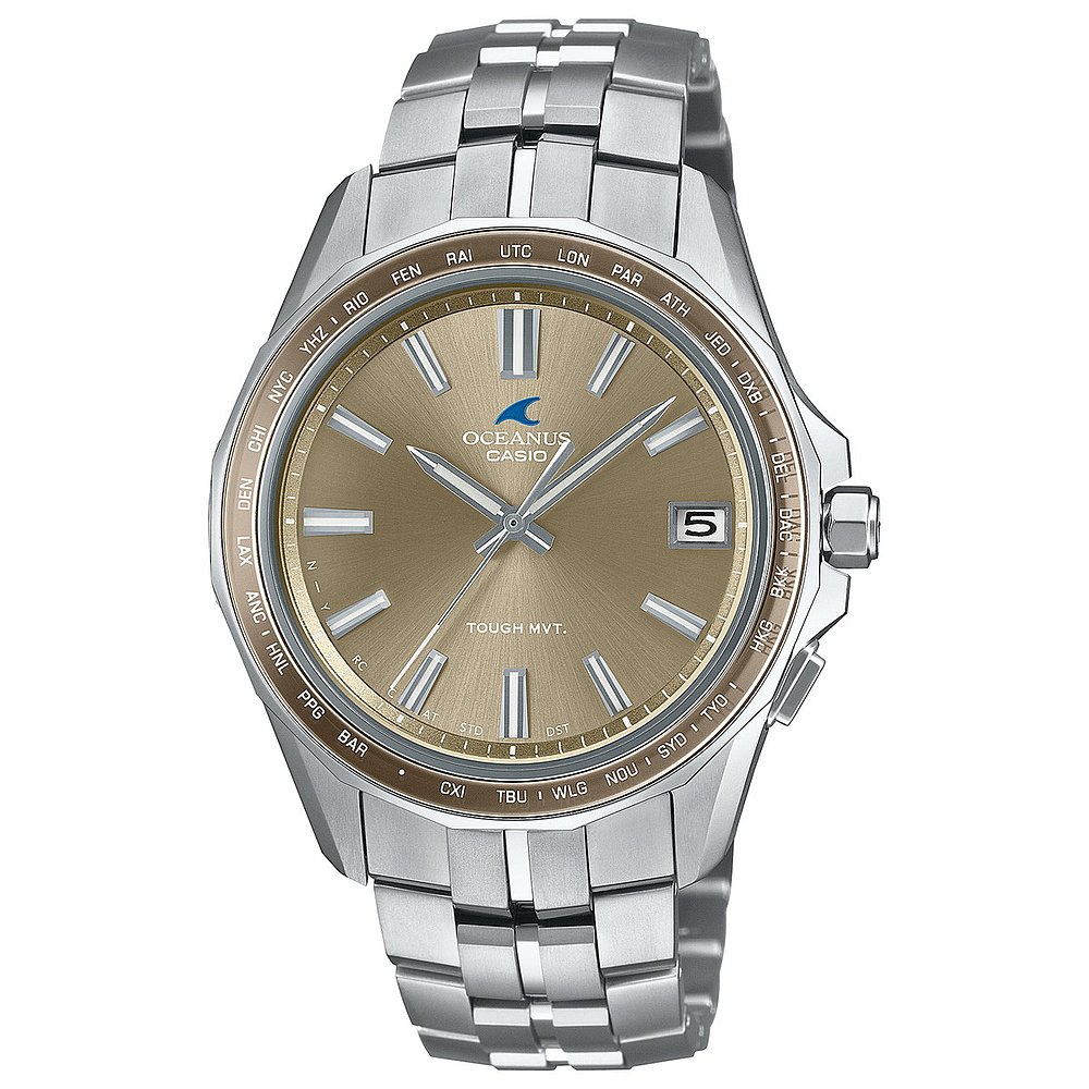 日本直邮Oceanus Manta OCW-S400A-5AJF 男表 电波太阳能 坚固太 - 图0