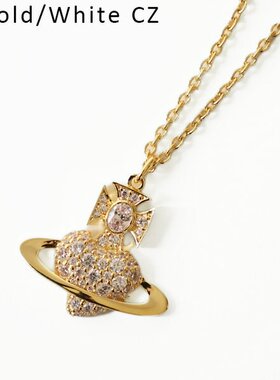 日本直邮Vivienne Westwood Agnatha 浅浮雕吊坠项链 (630203G0)