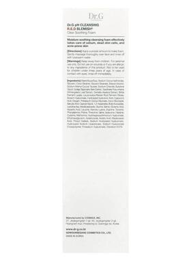 Dr. G,pH Cleansing R.E.D Blemish Clear Soothing Foam,