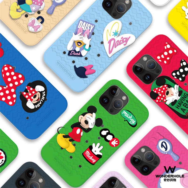 【福利款特价】奇妙洞物wonderhole硅胶洞洞手机壳&萌宠商店系列手机壳适用于苹果12~13系列手机保护套