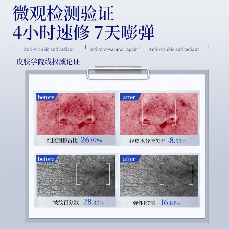 颜院长美容院同款蓝铜胜肽冻干粉200mg一瓶 抗皱舒缓修护保湿8 - 图1
