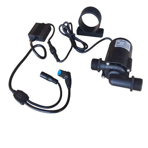 24V小型耐高温水冷循环景观喷泉加压直流无刷潜水泵可调速离心泵 - 图0