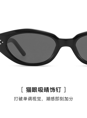 德国LANZOOM蓝族墨镜Salle系列女款高级感猫眼偏光防紫外线GMDADA