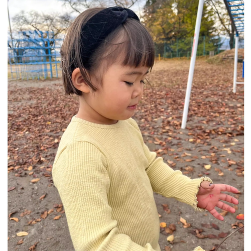 85Z 日本pippi lotta FW25秋冬儿童长袖打底衫打底上衣保暖 - 图1
