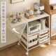 Kitchen sideboard multi-layer storage rack floor-standing storage cabinet multi-function living room movable cart for household use