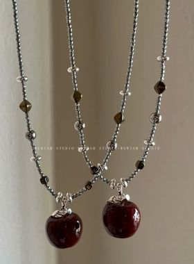 平安果小众高级设计毛衣链