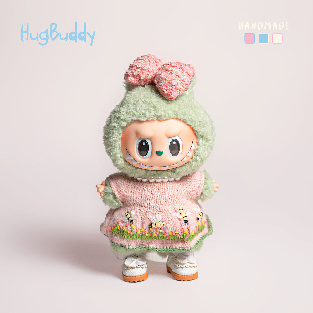 hugbuddy抱抱布迪原创拉布布labubu娃衣搪胶公仔潮玩手工钩针衣服,淘宝优惠券,粉丝福利购,淘宝优惠卷