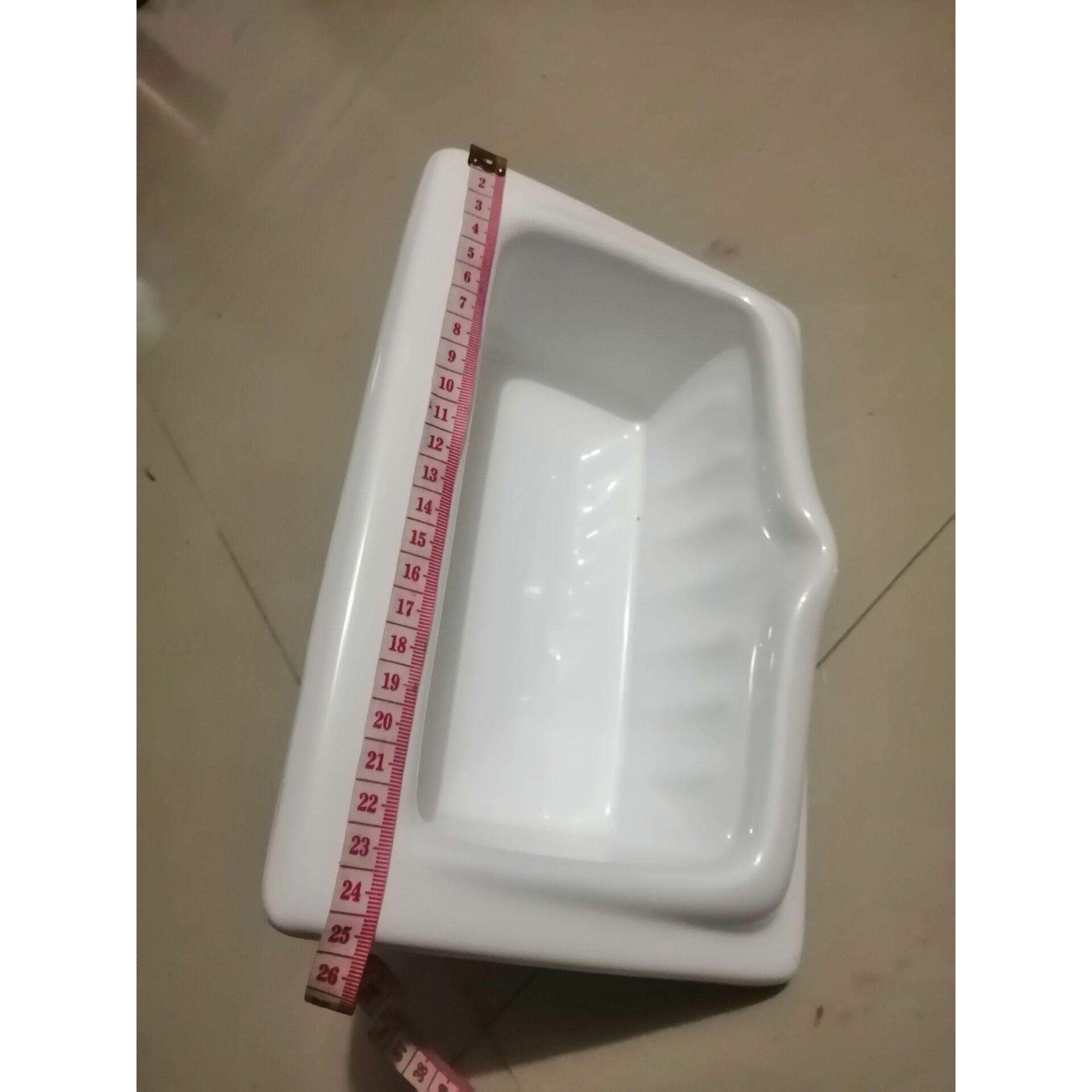 皂盅肥皂托香皂碟墙挂肥皂架入墙陶瓷肥皂盒暗藏陶瓷肥皂碟嵌入式 - 图2