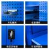 Organize garage thickened storage tool cart heavy-duty hardware tool cabinet auto repair workshop hole board storage cabinet
