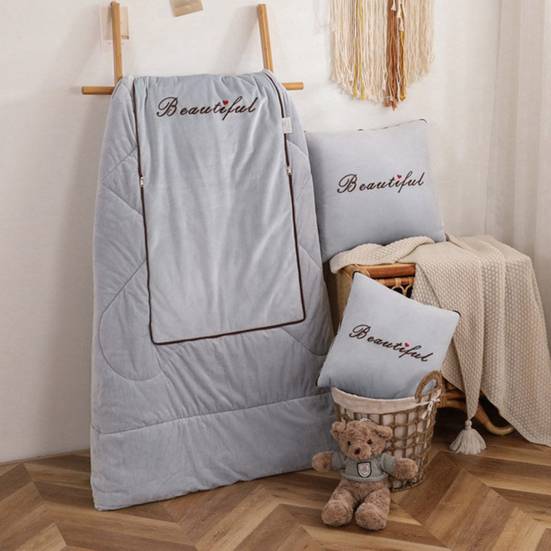 汽车抱枕被子两用加厚办公室车用午睡枕头毯子S二合一折叠靠枕被,淘宝优惠券,粉丝福利购,淘宝优惠卷