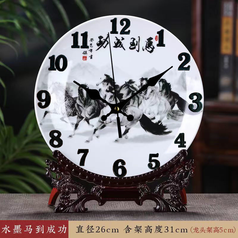 摆钟石英客厅f台式座钟复古家用桌面时尚钟表坐钟摆放台钟时钟摆,淘宝优惠券,粉丝福利购,淘宝优惠卷