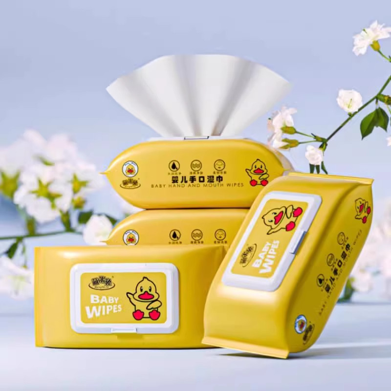 小黄鸭婴儿湿巾纸新生手口清洁擦拭专用宝宝婴幼儿家庭旅行实惠装,淘宝优惠券,粉丝福利购,淘宝优惠卷